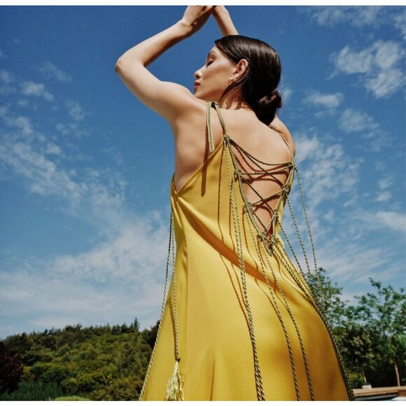 NWT MY BEACHY SIDE MONARCH MAXI DRESS SIZE S $515 - Picture 4 of 13